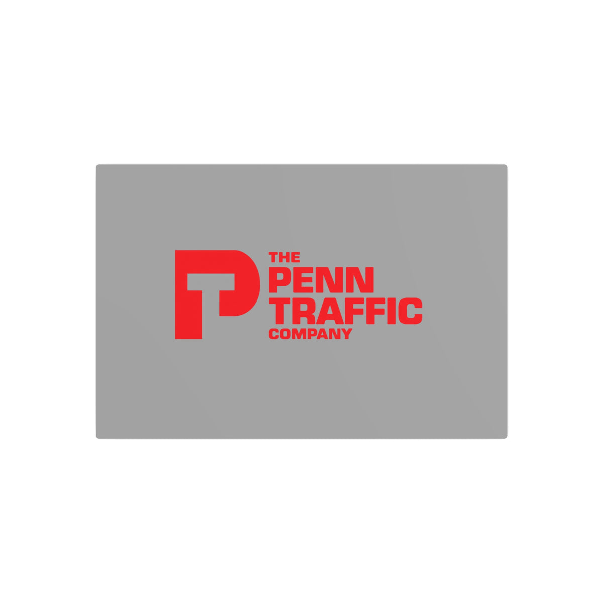 Penn Traffic Metal Sign