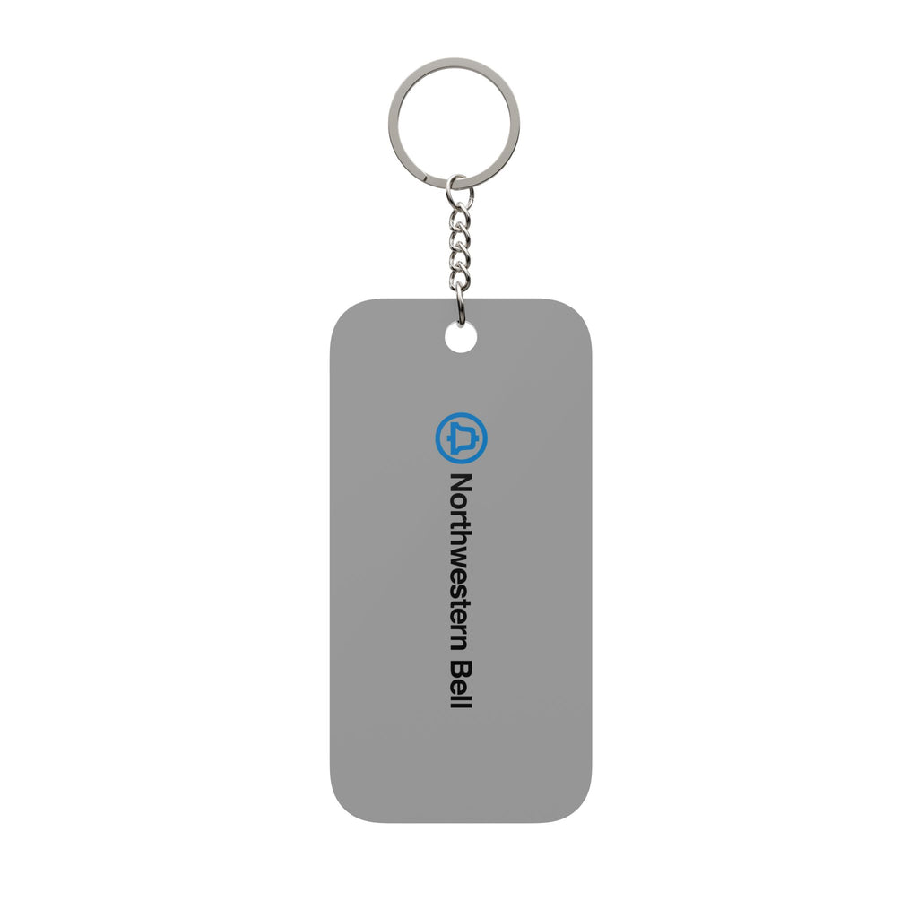 Northwestern Bell Double-Sided Keychain Charm