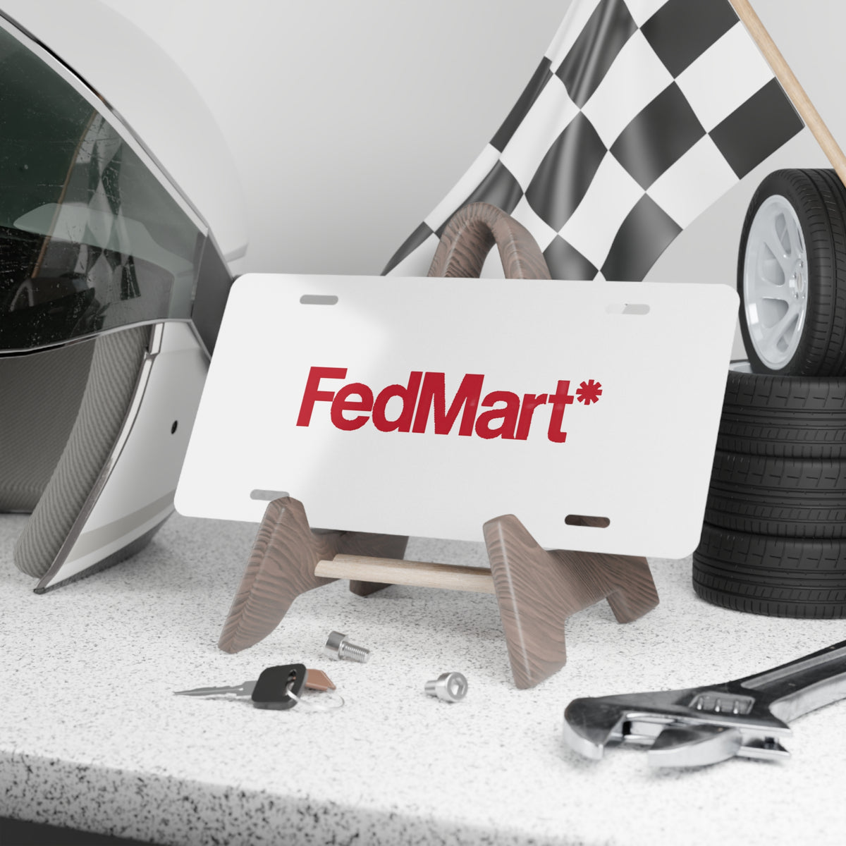 FedMart Vanity License Plate