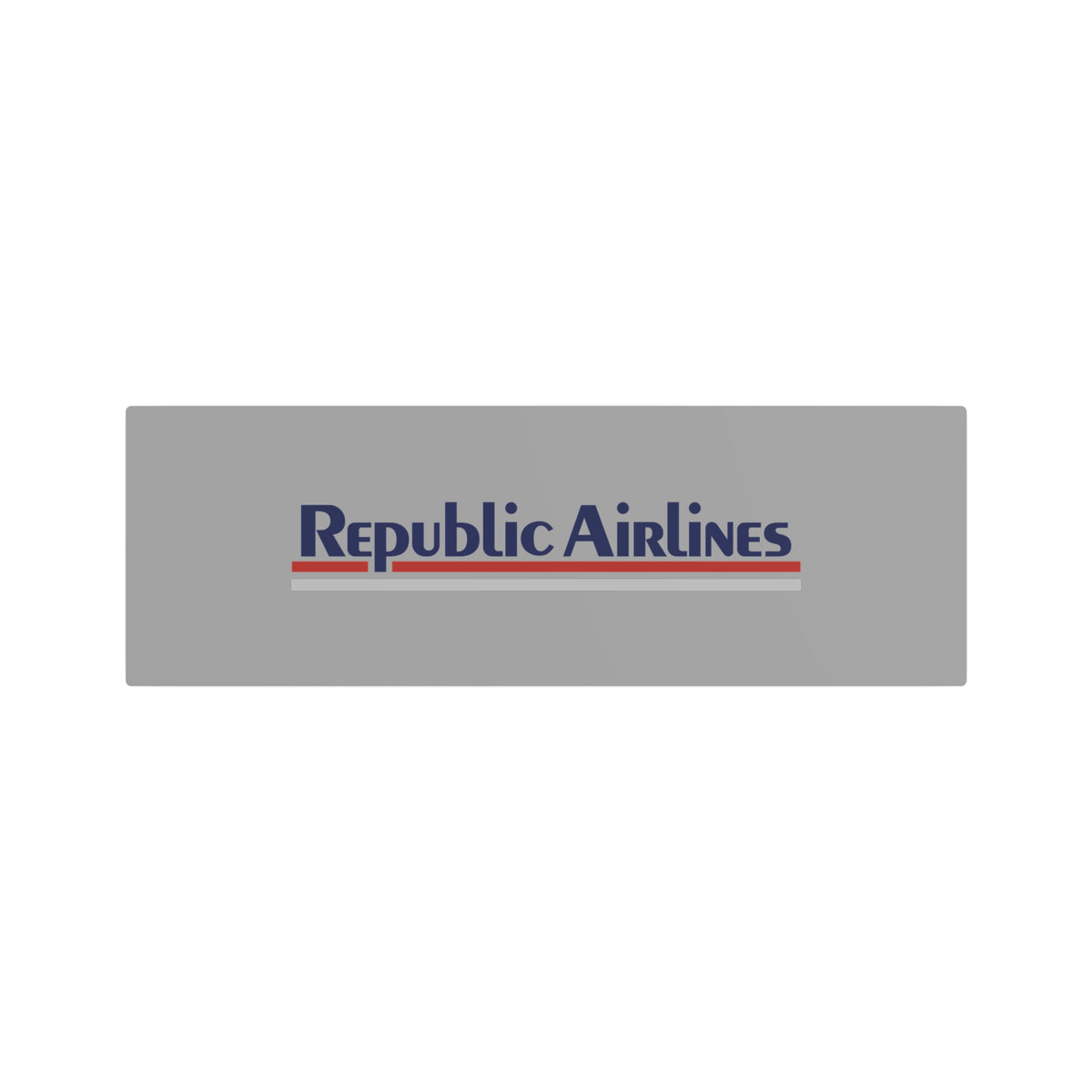 Republic Airlines Metal Sign