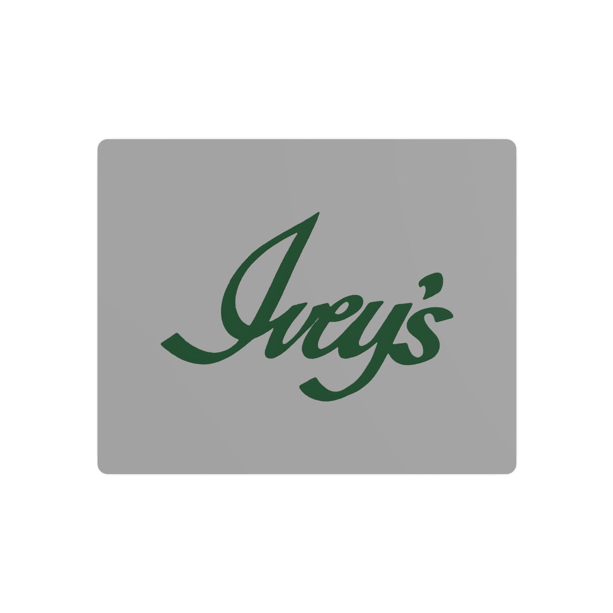 Ivey's Metal Sign
