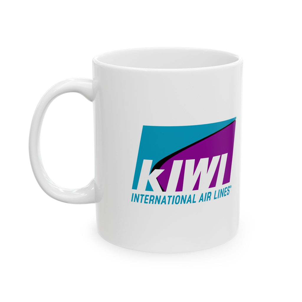 Kiwi International Air Lines Ceramic Coffee Mug