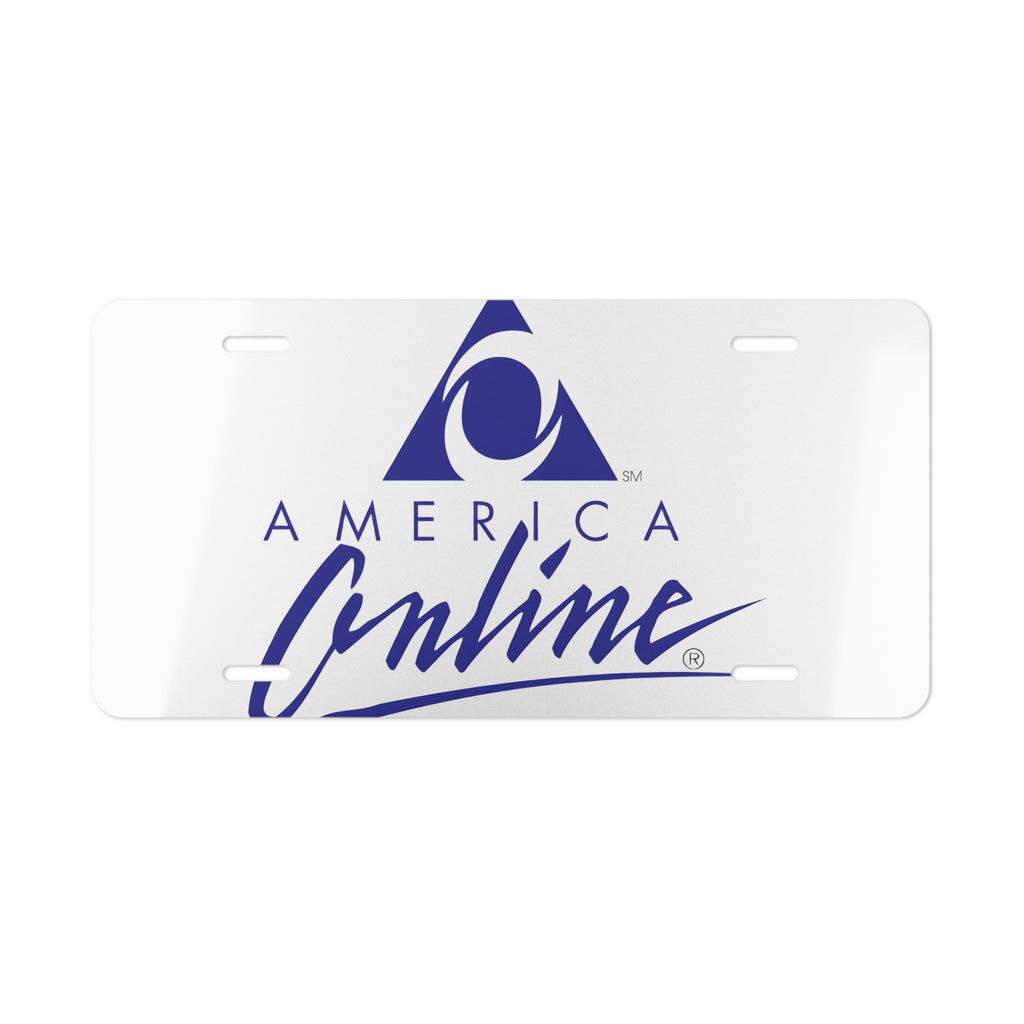 America Online (AOL) Vanity License Plate