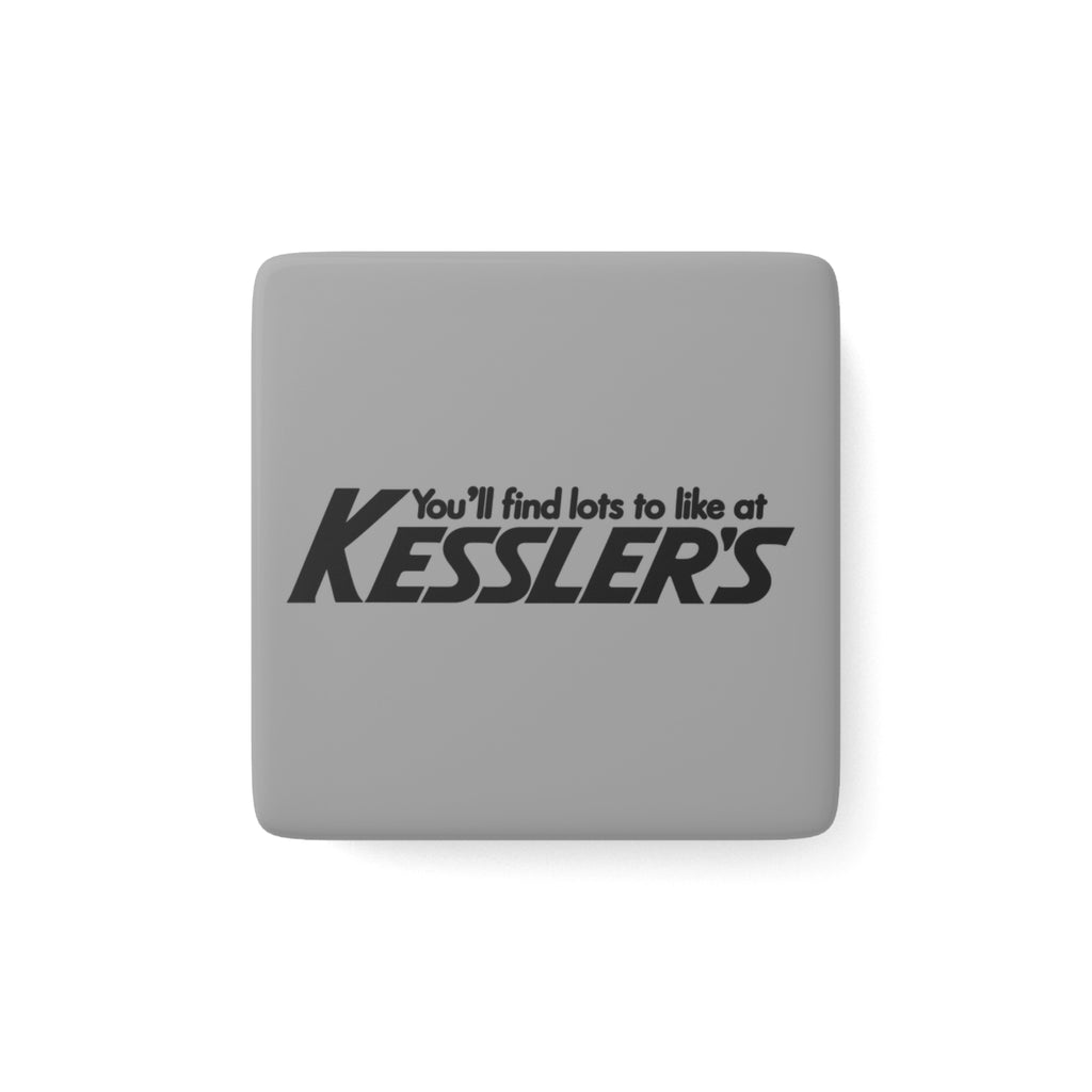 Kessler's Square Porcelain Fridge Magnet