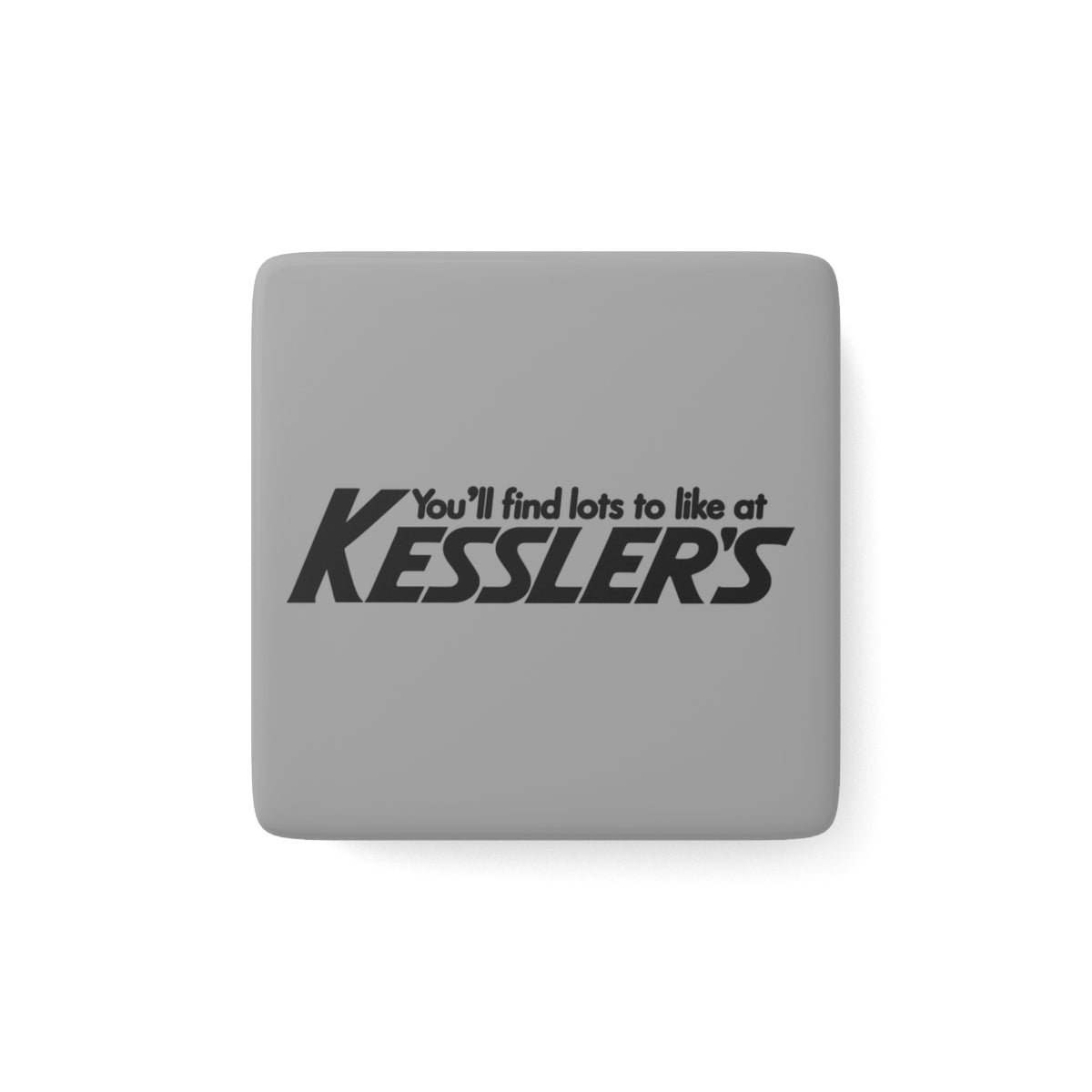 Kessler's Square Porcelain Fridge Magnet