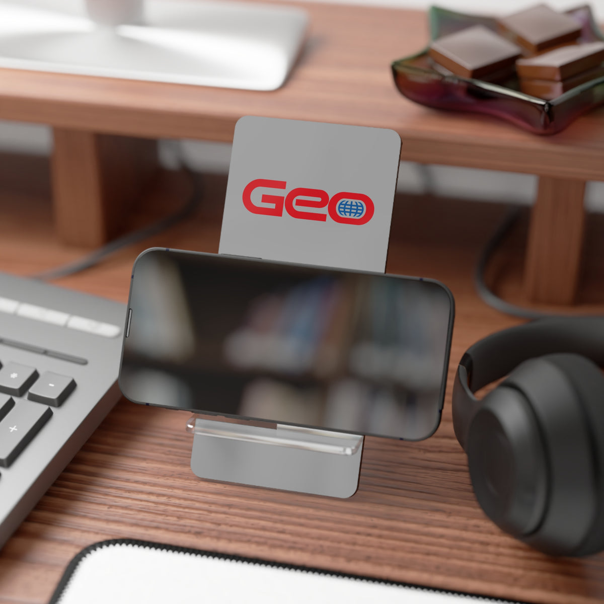 Geo Foldable Mobile Phone Display Stand