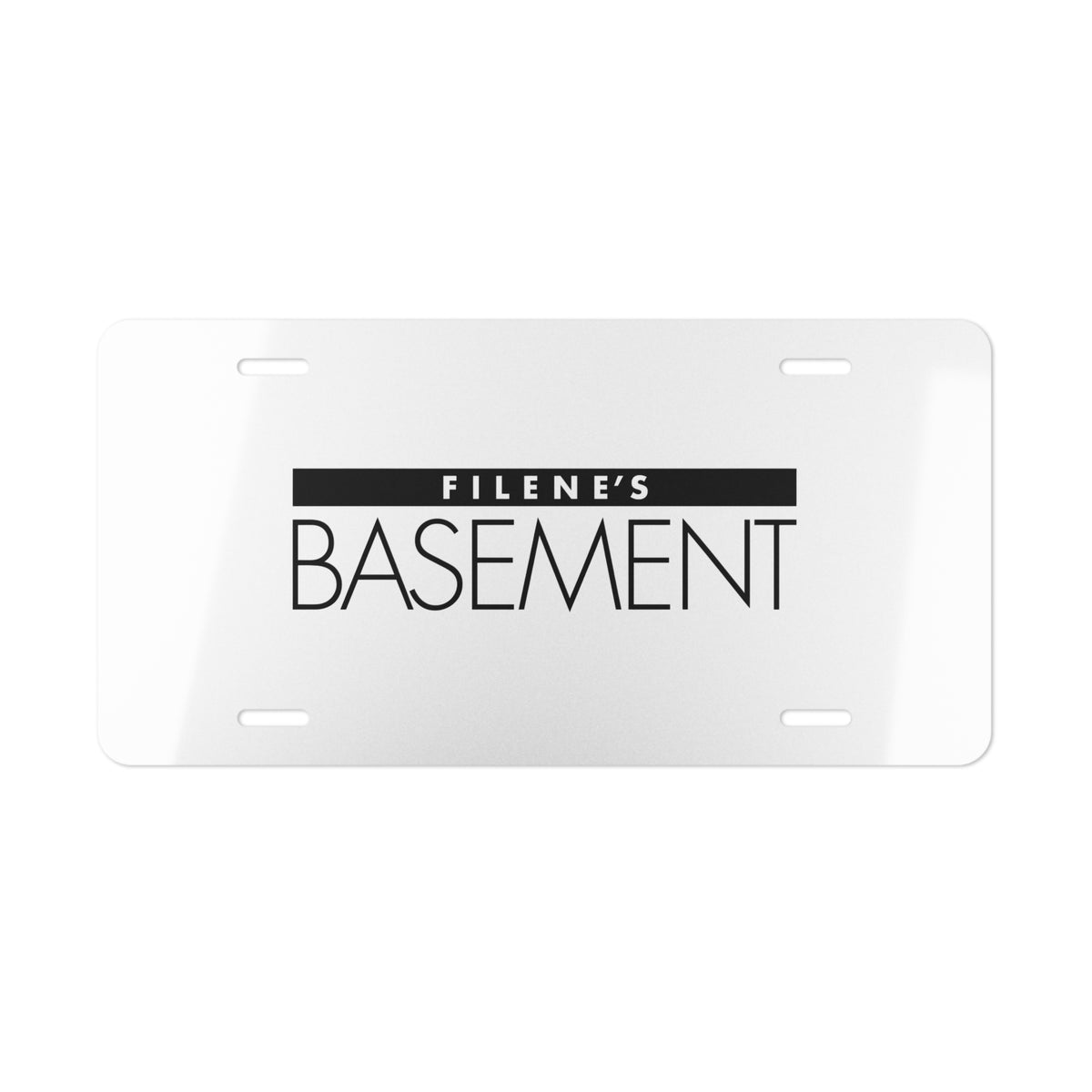 Filene's Basement Vanity License Plate