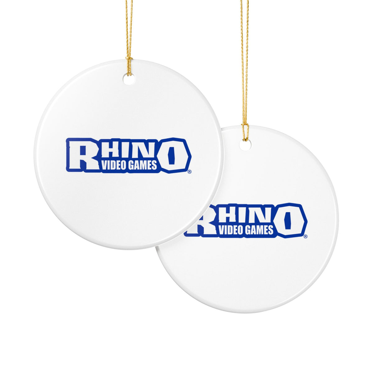 Rhino Video Games Ceramic Ornament