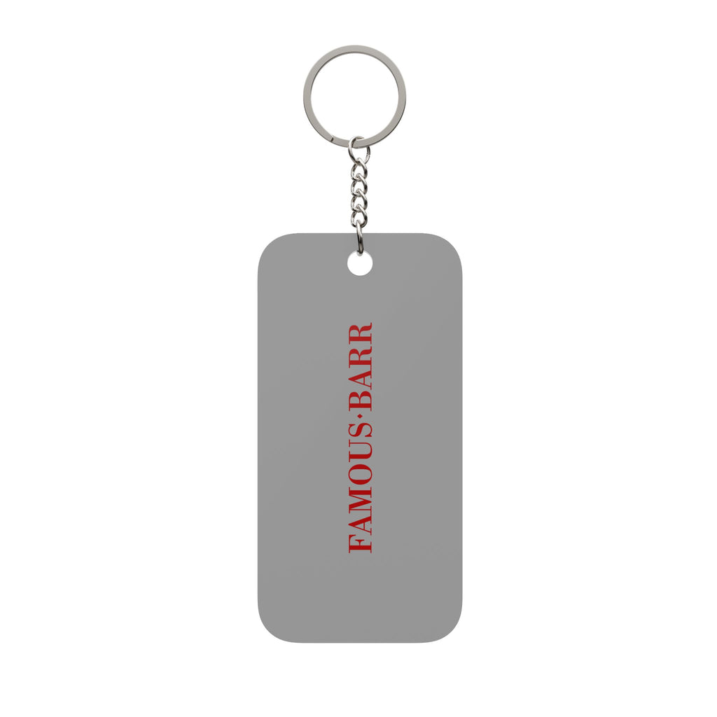 Famous-Barr Double-Sided Keychain Charm
