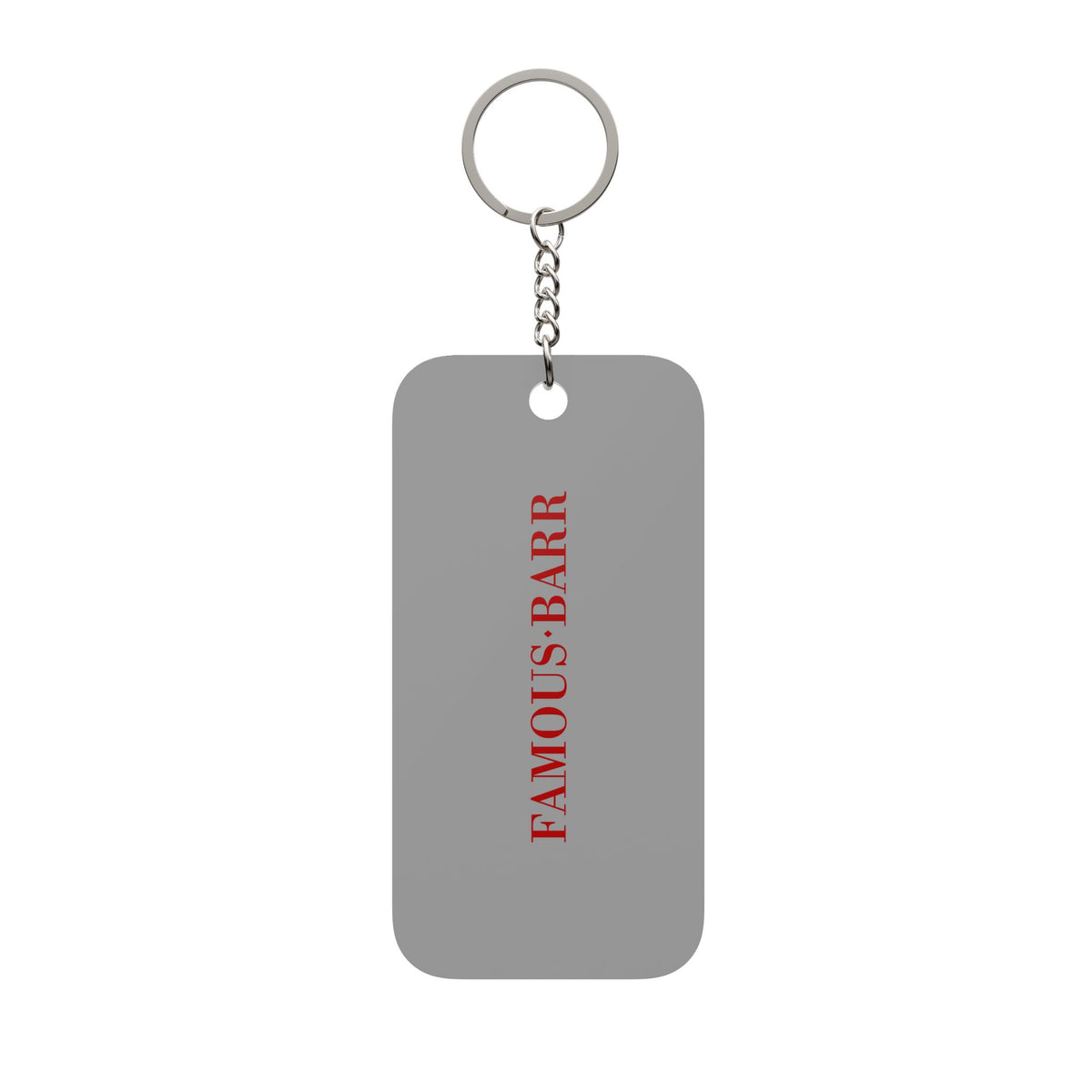 Famous-Barr Double-Sided Keychain Charm