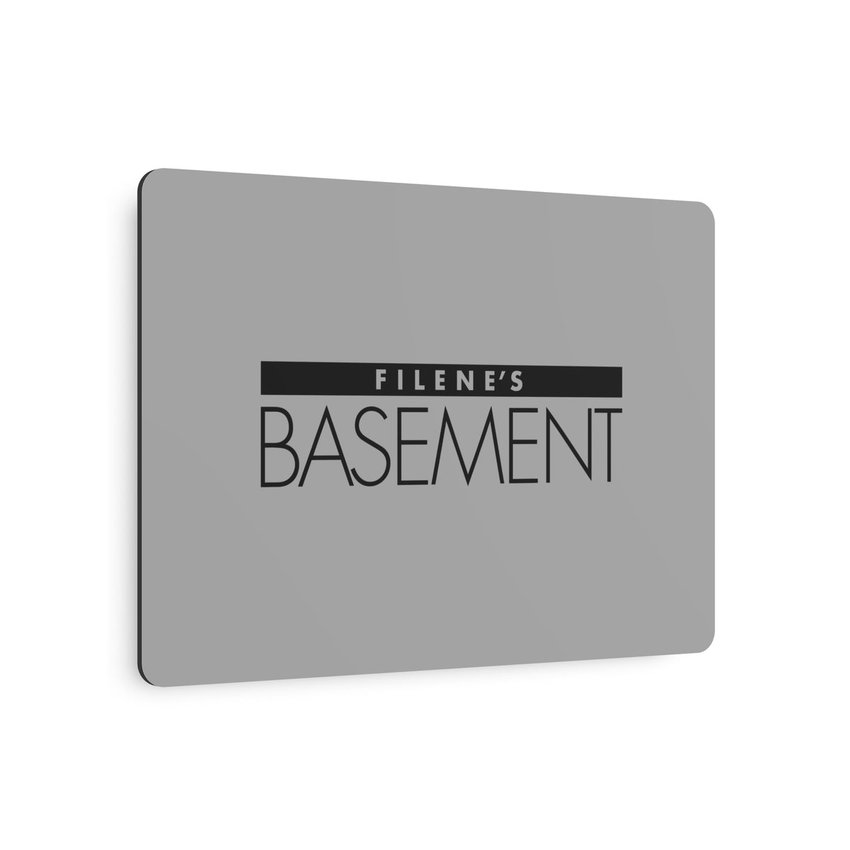 Filene's Basement Metal Sign