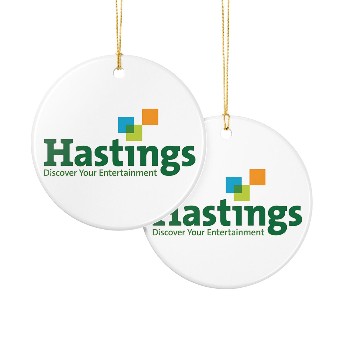 Hastings Entertainment Ceramic Ornament