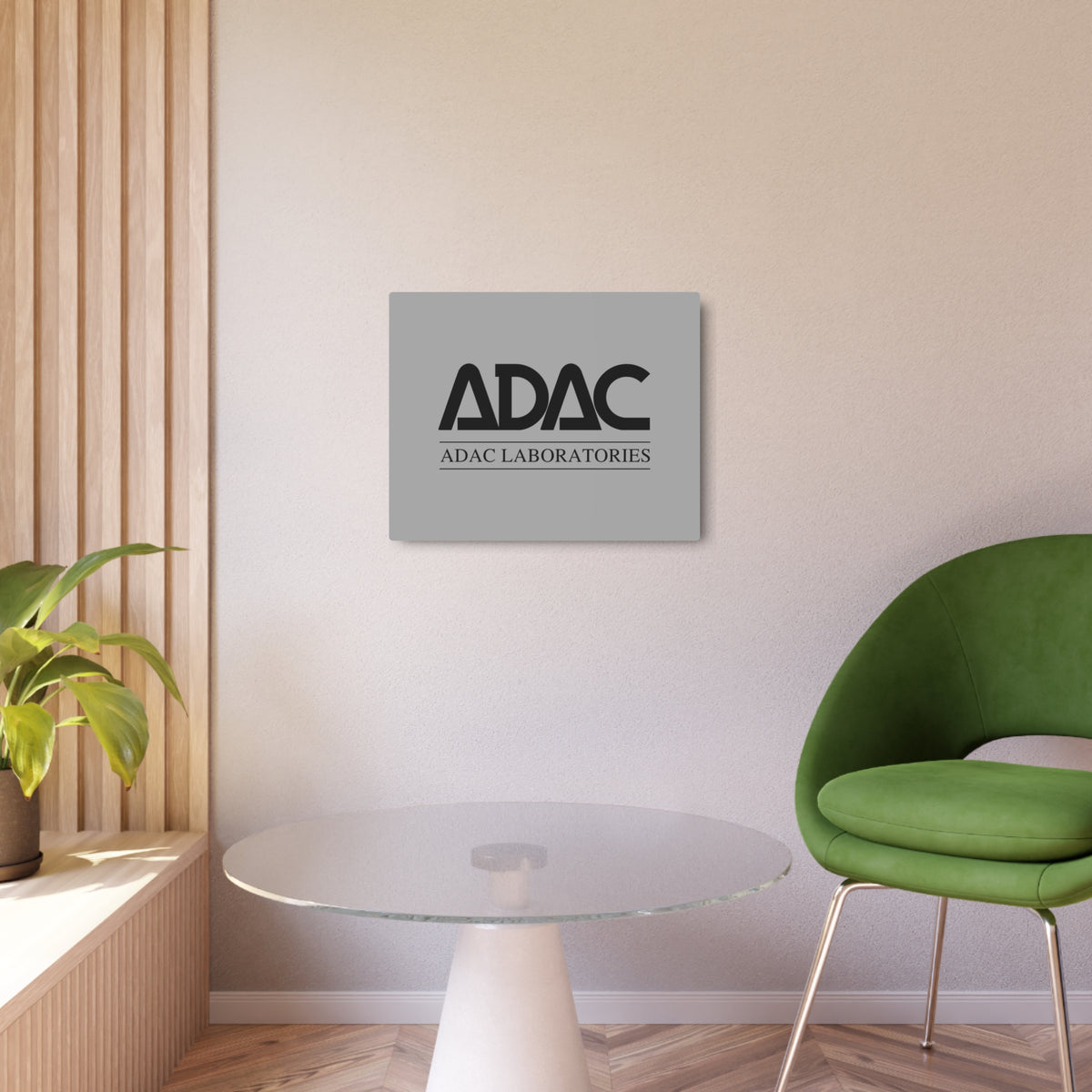 ADAC Laboratories Metal Sign