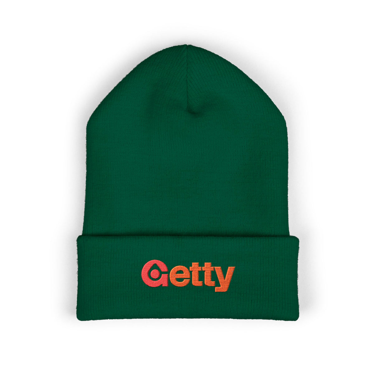 Getty Oil Cuffed Beanie