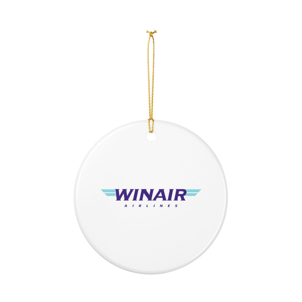 WinAir Airlines Ceramic Ornament
