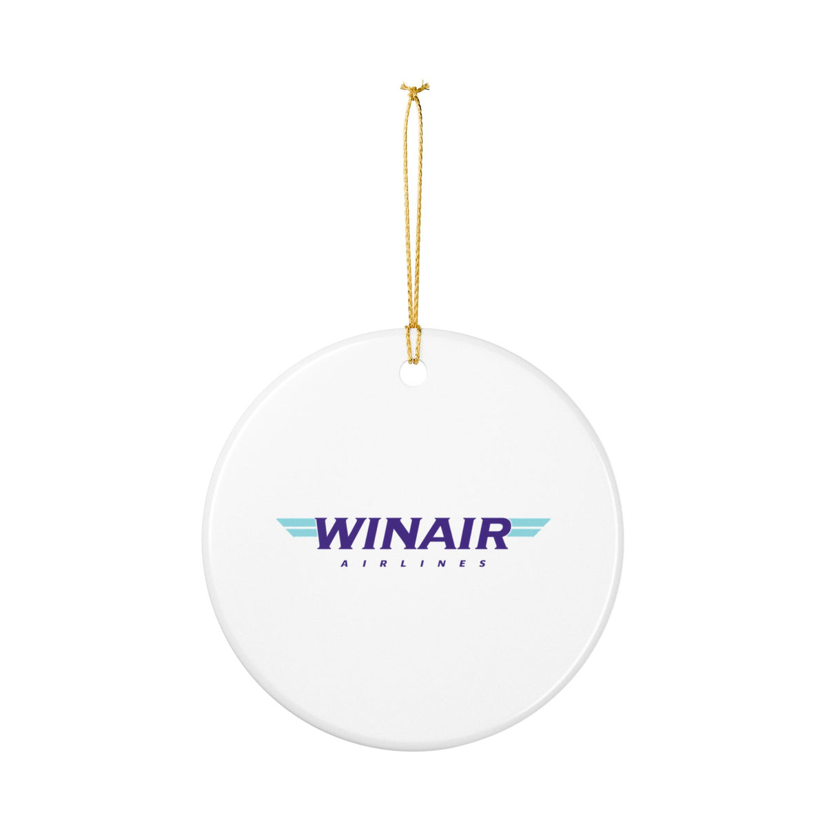 WinAir Airlines Ceramic Ornament