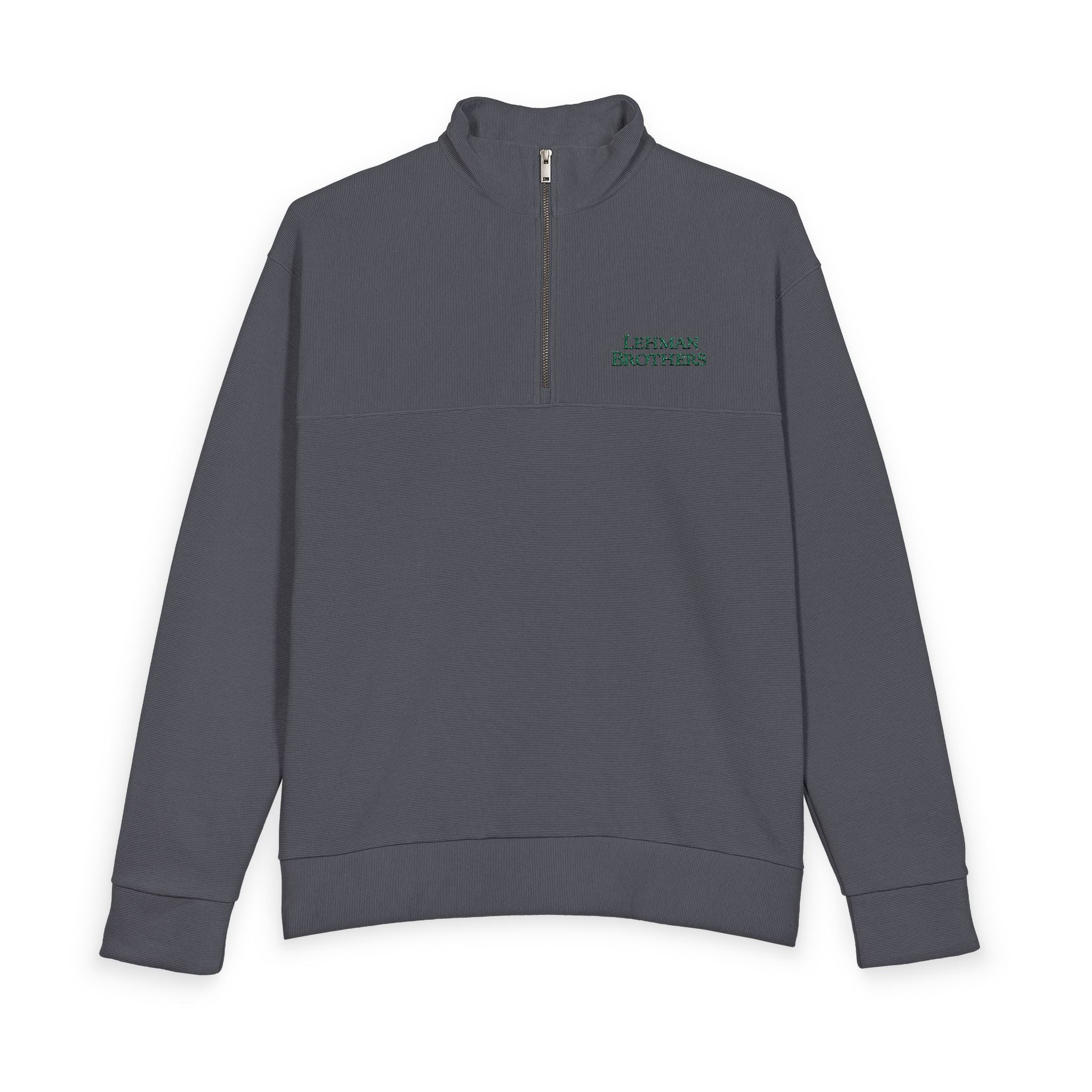 Lehman Brothers Heavy Knit Quarter-Zip Sweatshirt