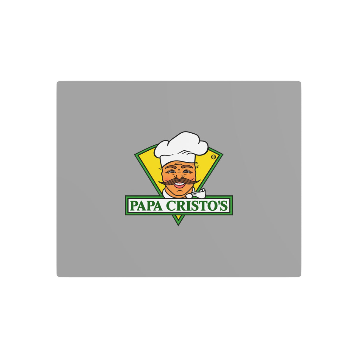 Papa Cristo's Metal Sign