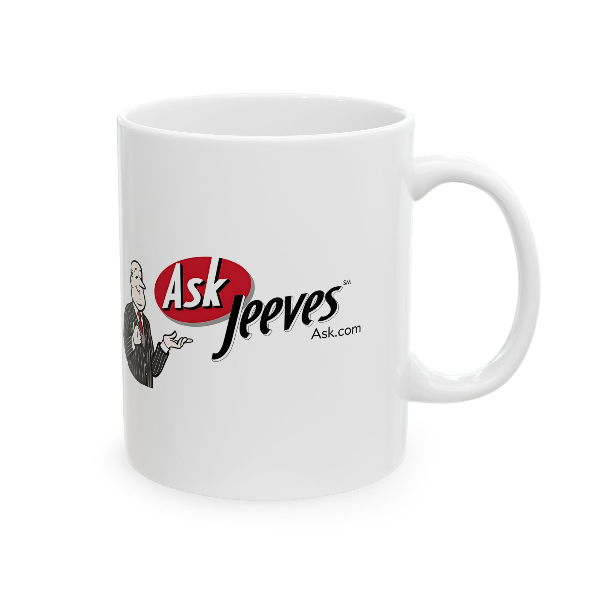 Ask Jeeves Ceramic Coffee Mug