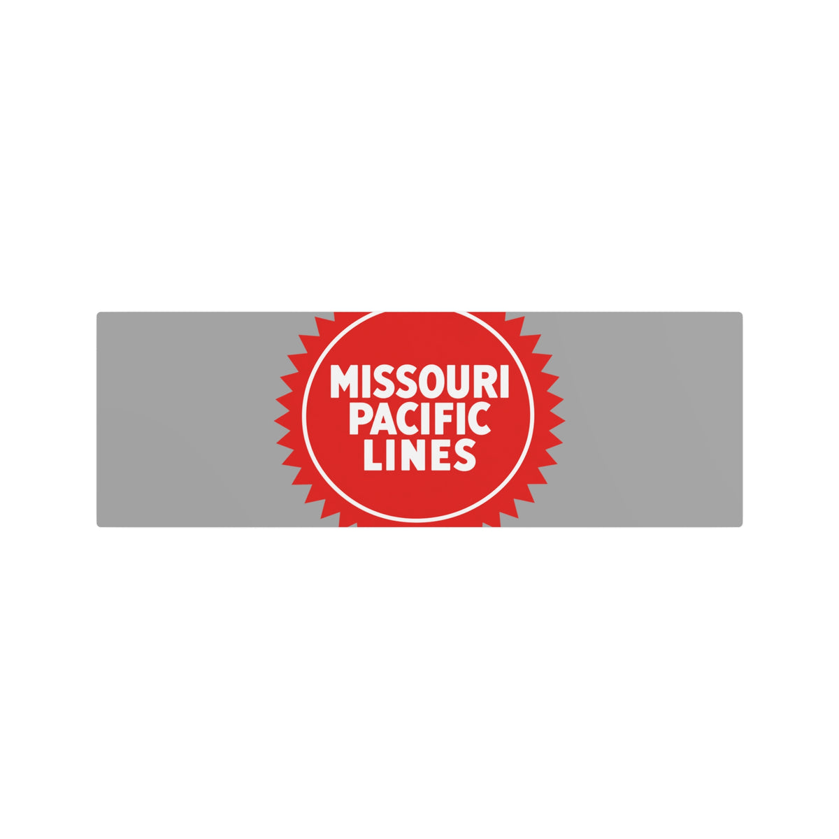 Missouri Pacific Railroad Metal Sign
