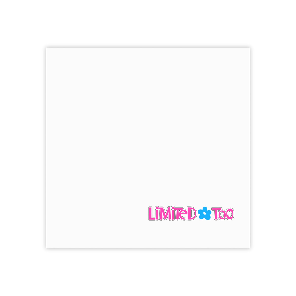 Limited Too Sticky Post-it Note Pad