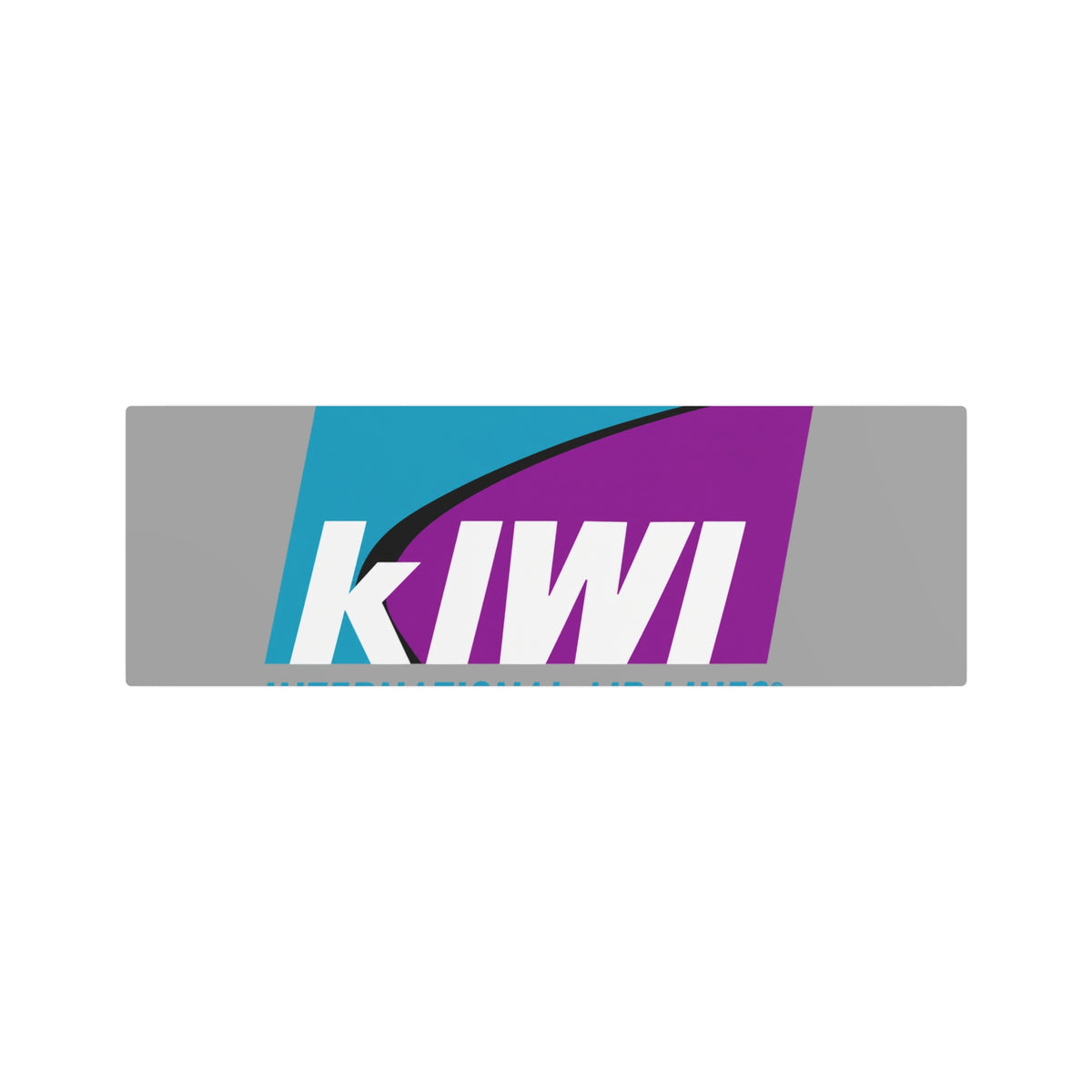 Kiwi International Air Lines Metal Sign