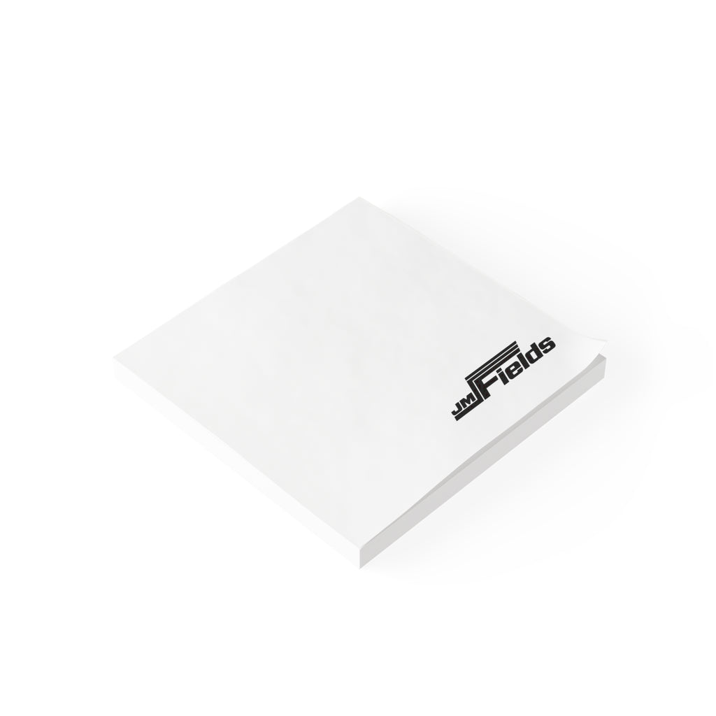 J.M. Fields Sticky Post-it Note Pad