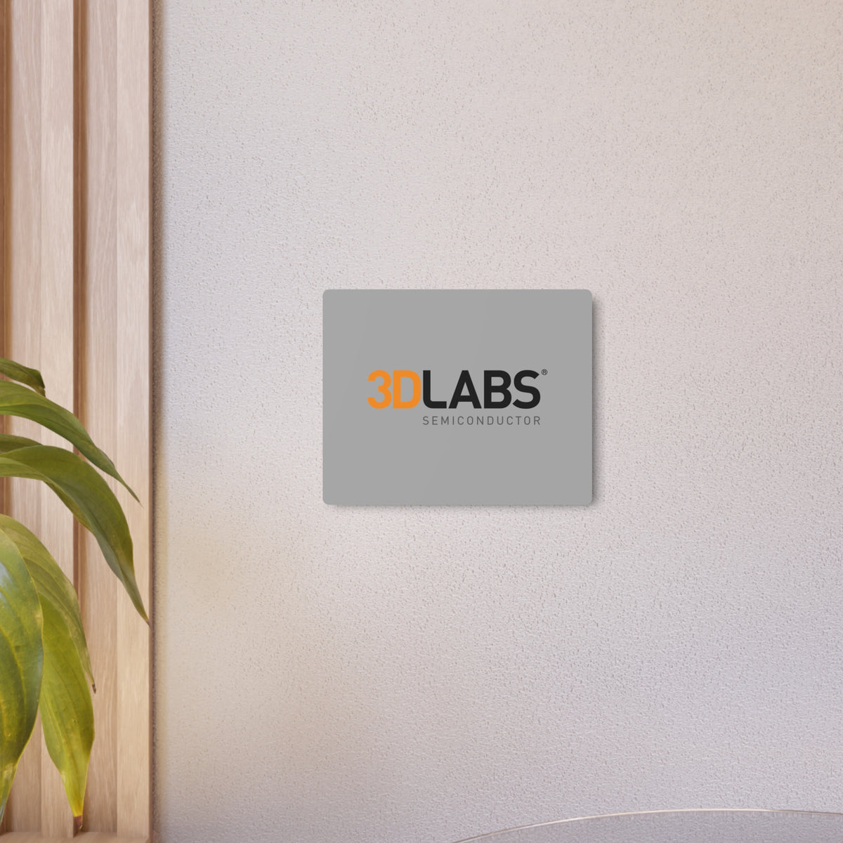 3Dlabs Metal Sign