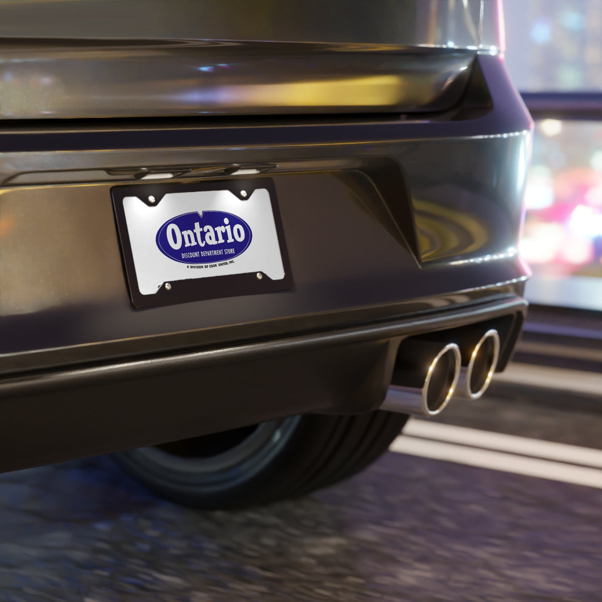 Ontario Discount Department Store Vanity License Plate