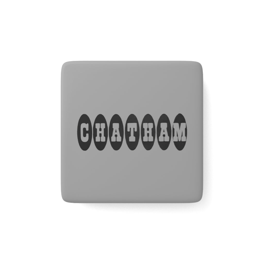 Chatham Supermarkets Square Porcelain Fridge Magnet