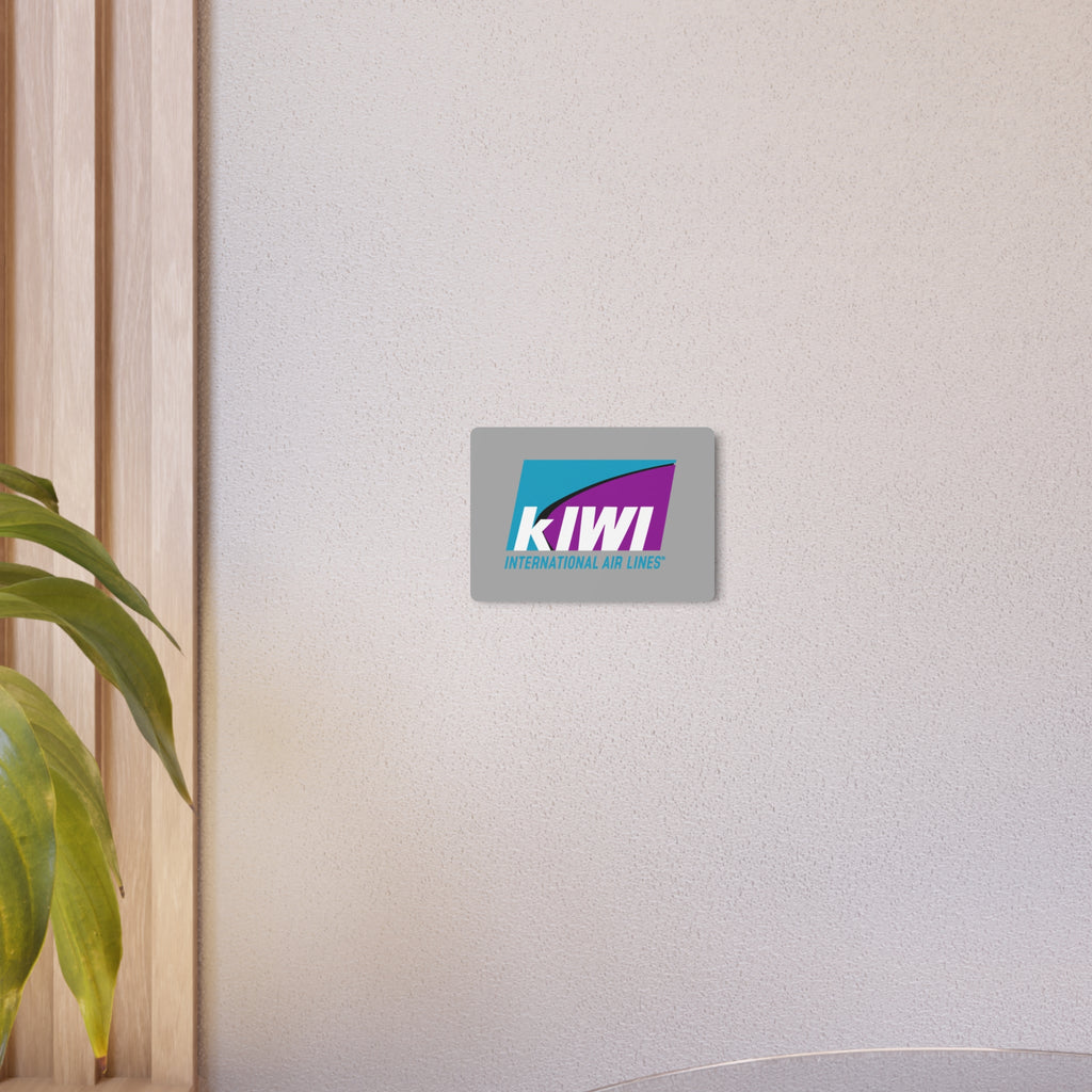 Kiwi International Air Lines Metal Sign