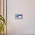 Kiwi International Air Lines Metal Sign