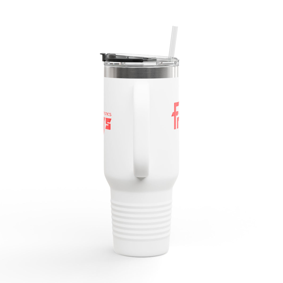 Fry's Electronics 40oz Insulated Travel Mug Stainless Tumbler