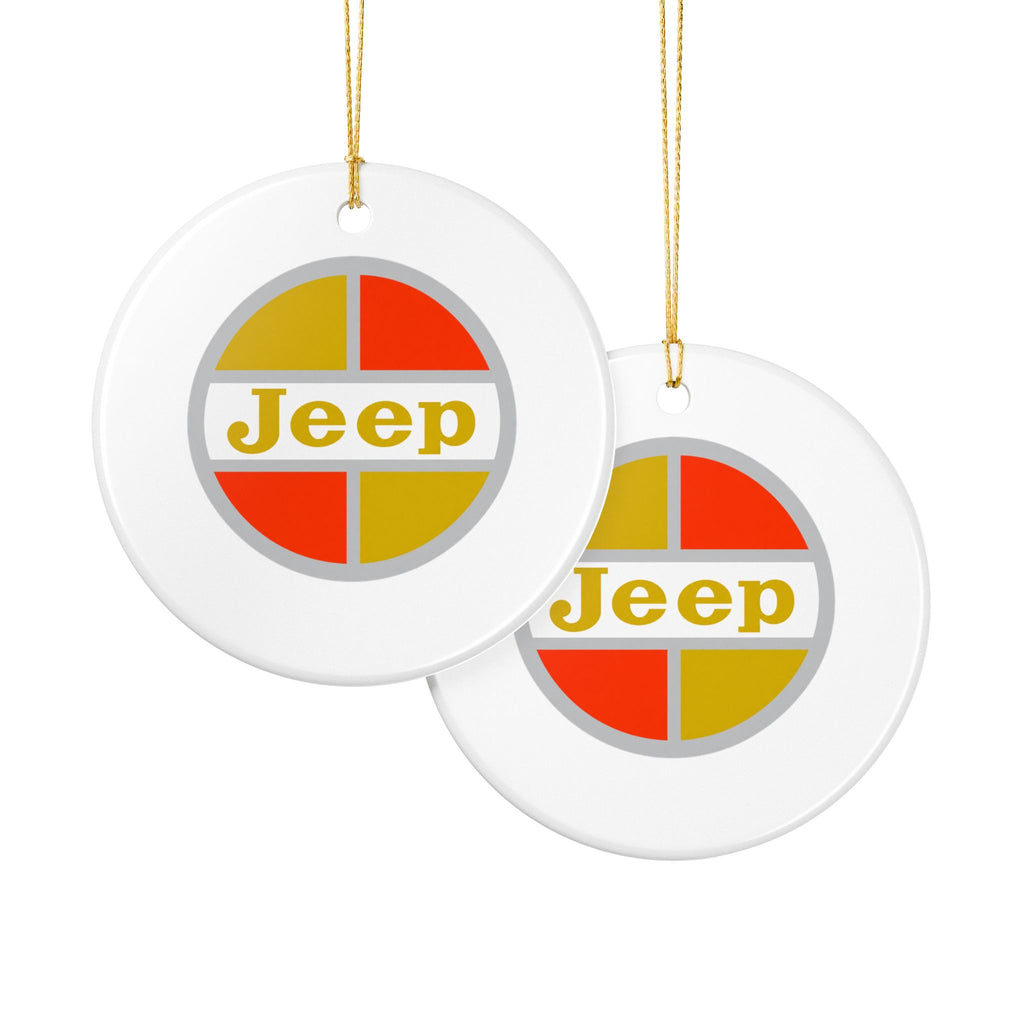 Kaiser Jeep Ceramic Ornament
