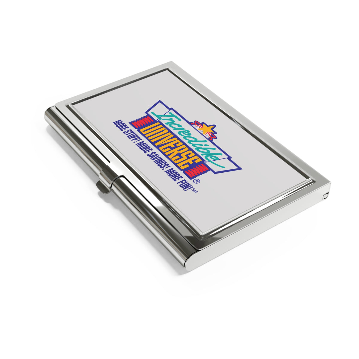 Incredible Universe Metal Business Card Holder
