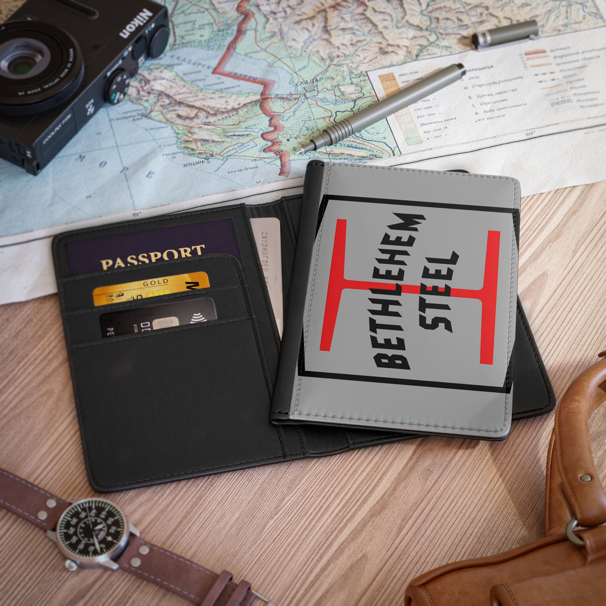 Bethlehem Steel Passport Cover