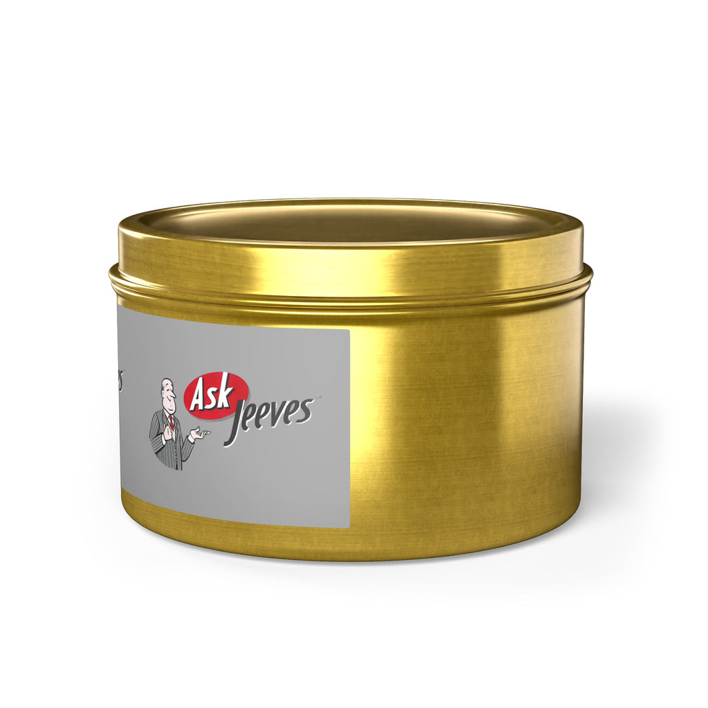 Ask Jeeves Tin Candle