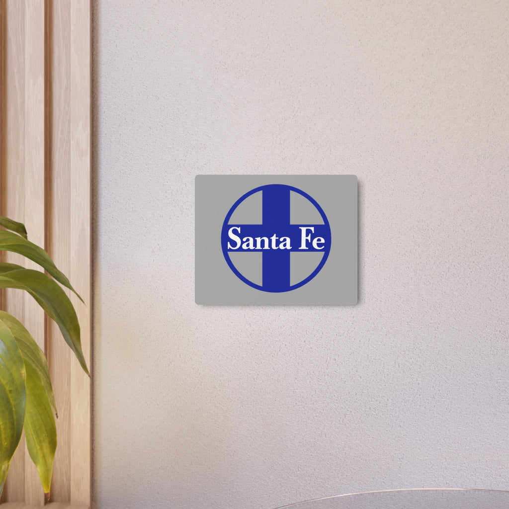 Atchison Topeka and Santa Fe Railway Metal Sign