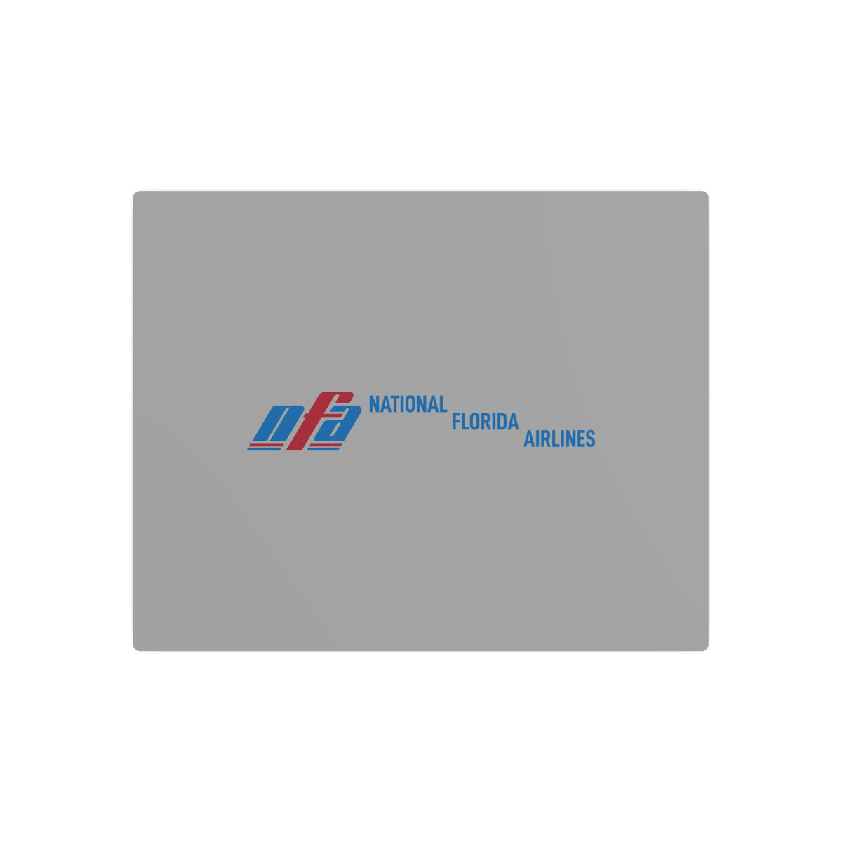 National Florida Airlines Metal Sign