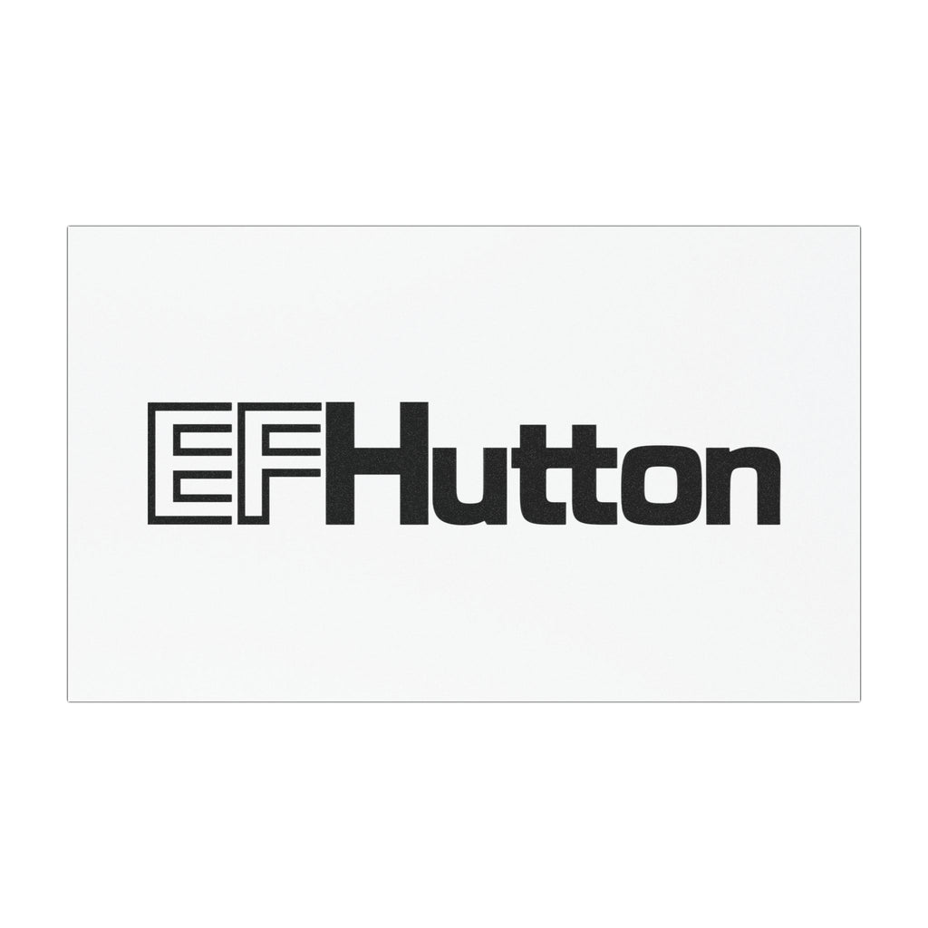 E. F. Hutton Car Magnet