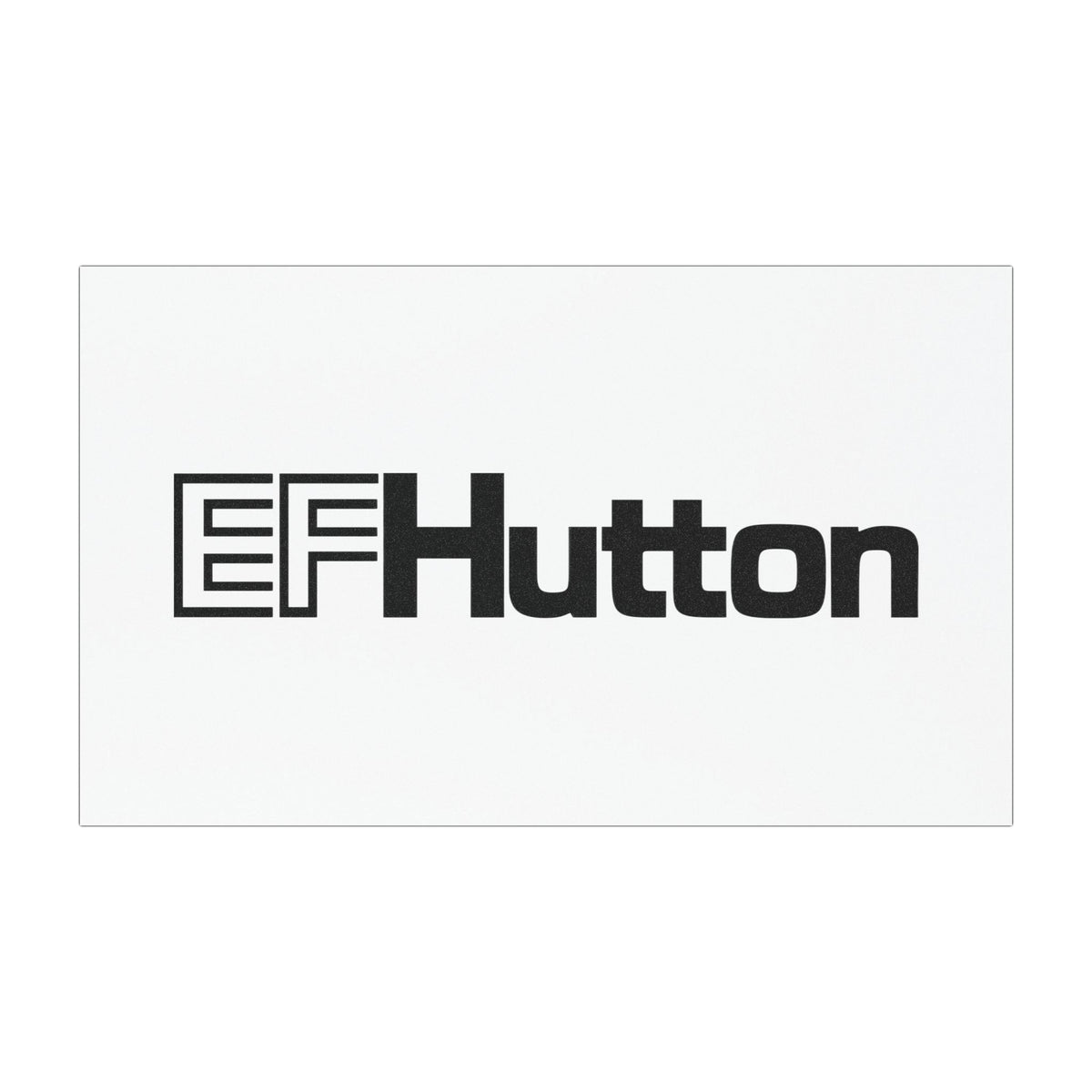E. F. Hutton Car Magnet