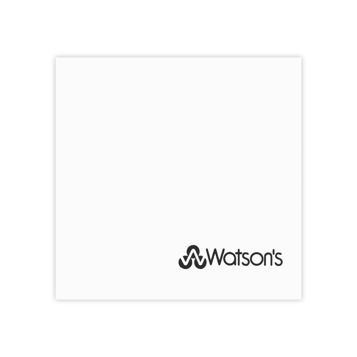 Watson's Sticky Post-it Note Pad