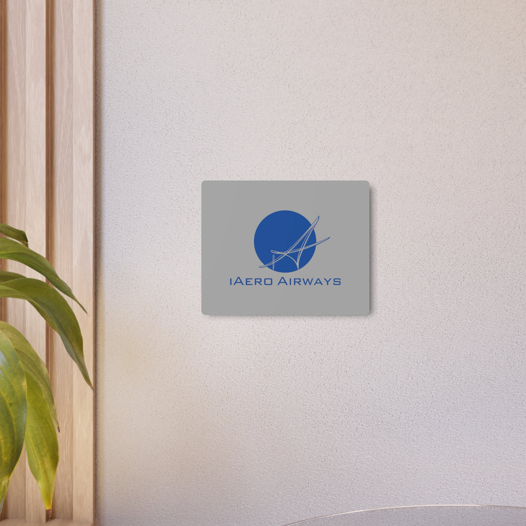 iAero Airways Metal Sign