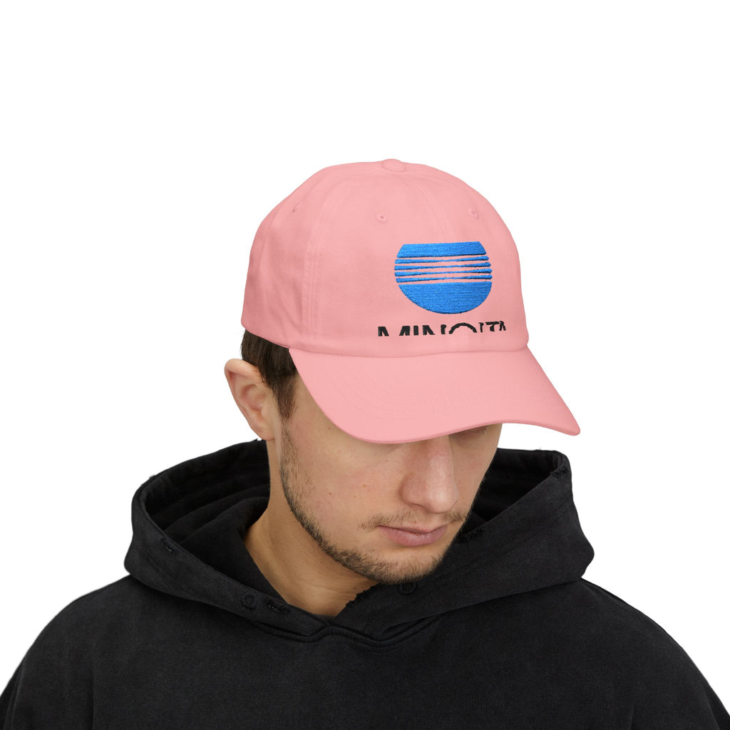 Minolta Embroidered Dad Cap Hat