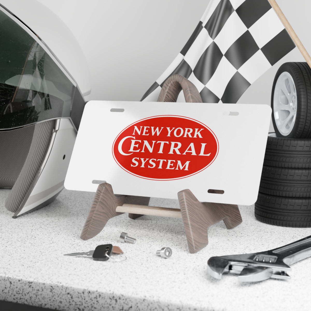 New York Central Railroad Vanity License Plate