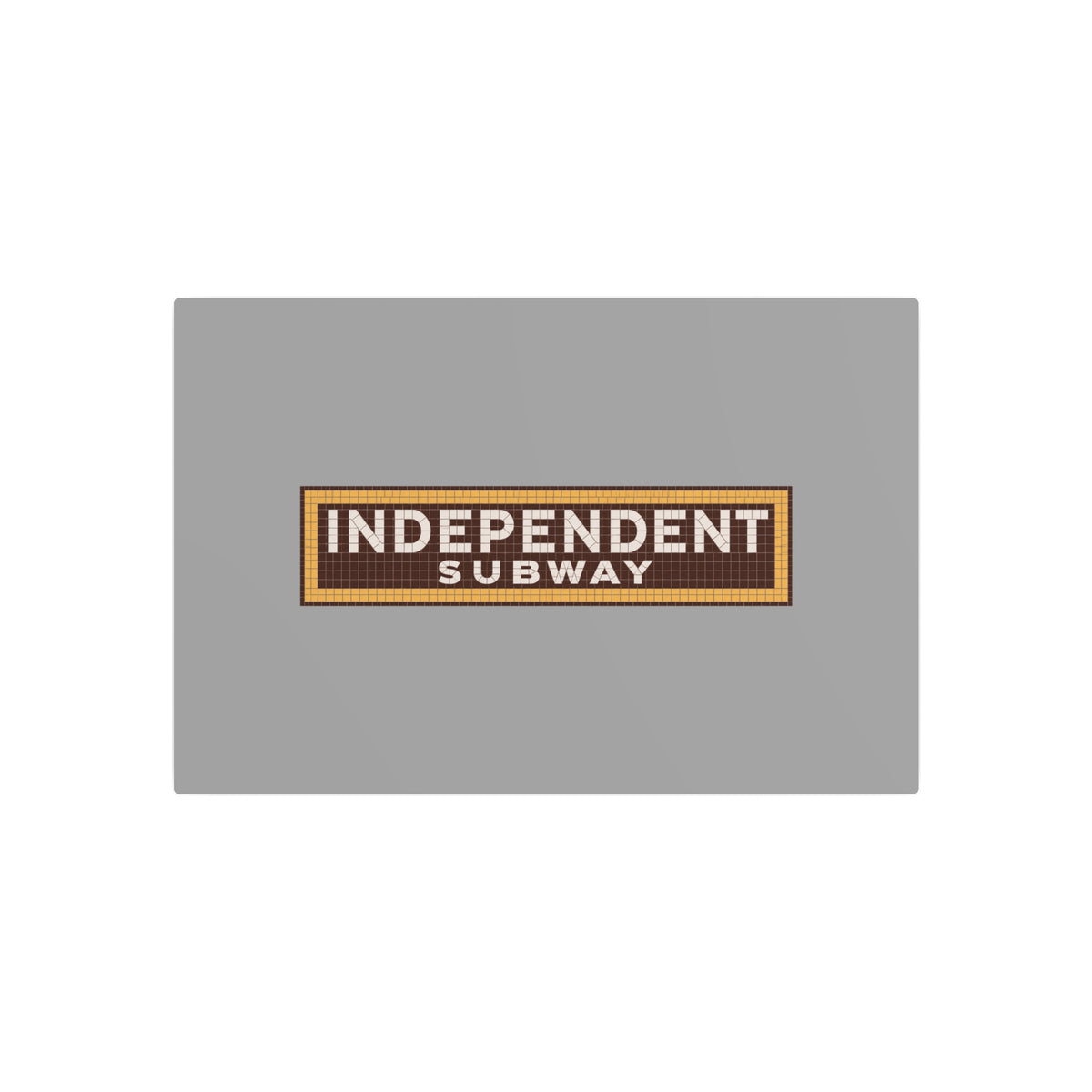 Independent Subway System (IND) Metal Sign