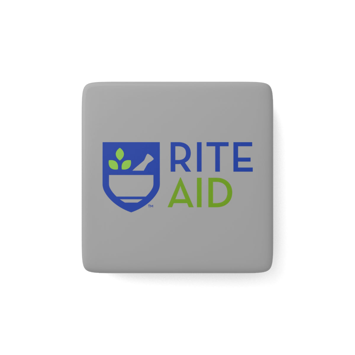 Rite Aid Square Porcelain Fridge Magnet
