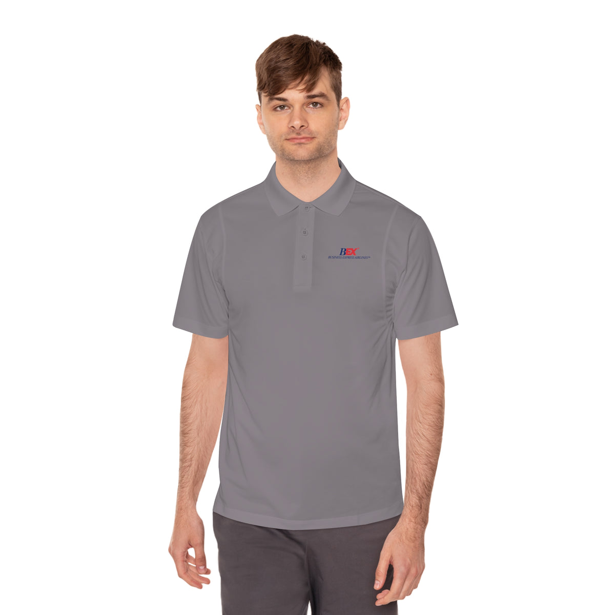 Business Express Airlines Men's Sport Polo Shirt