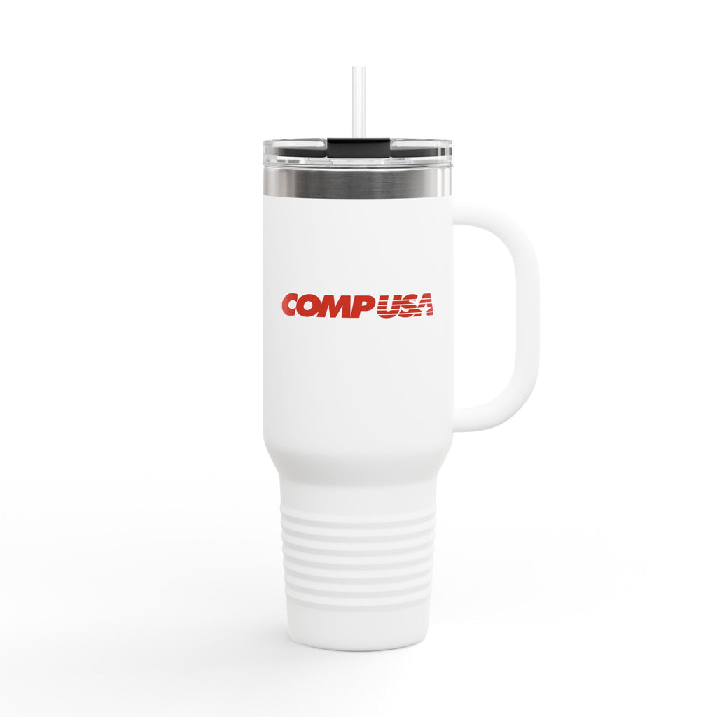CompUSA 40oz Insulated Travel Mug Stainless Tumbler