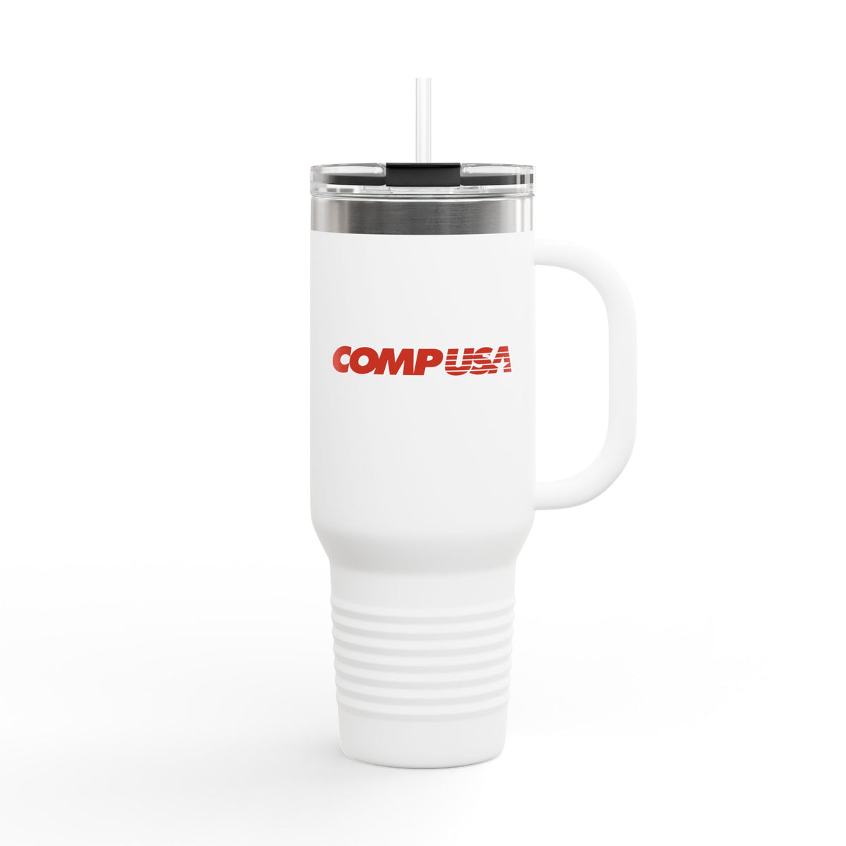 CompUSA 40oz Insulated Travel Mug Stainless Tumbler